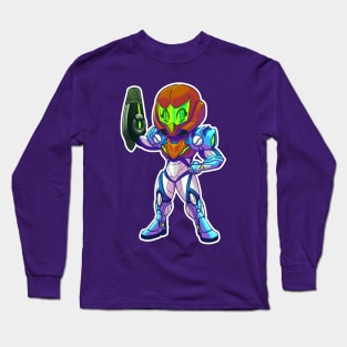 Chibi Dread Samus Long Sleeve T-Shirt